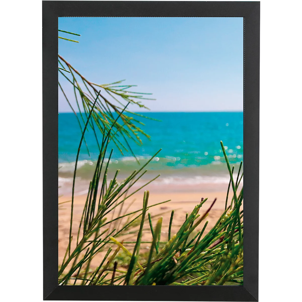 Update Display Klapprahmen HardLine, DIN A1, B 627 x T 13 x H 874 mm, flaches Profil, schneller Posterwechsel, vielseitig einsetzbar, schwarz