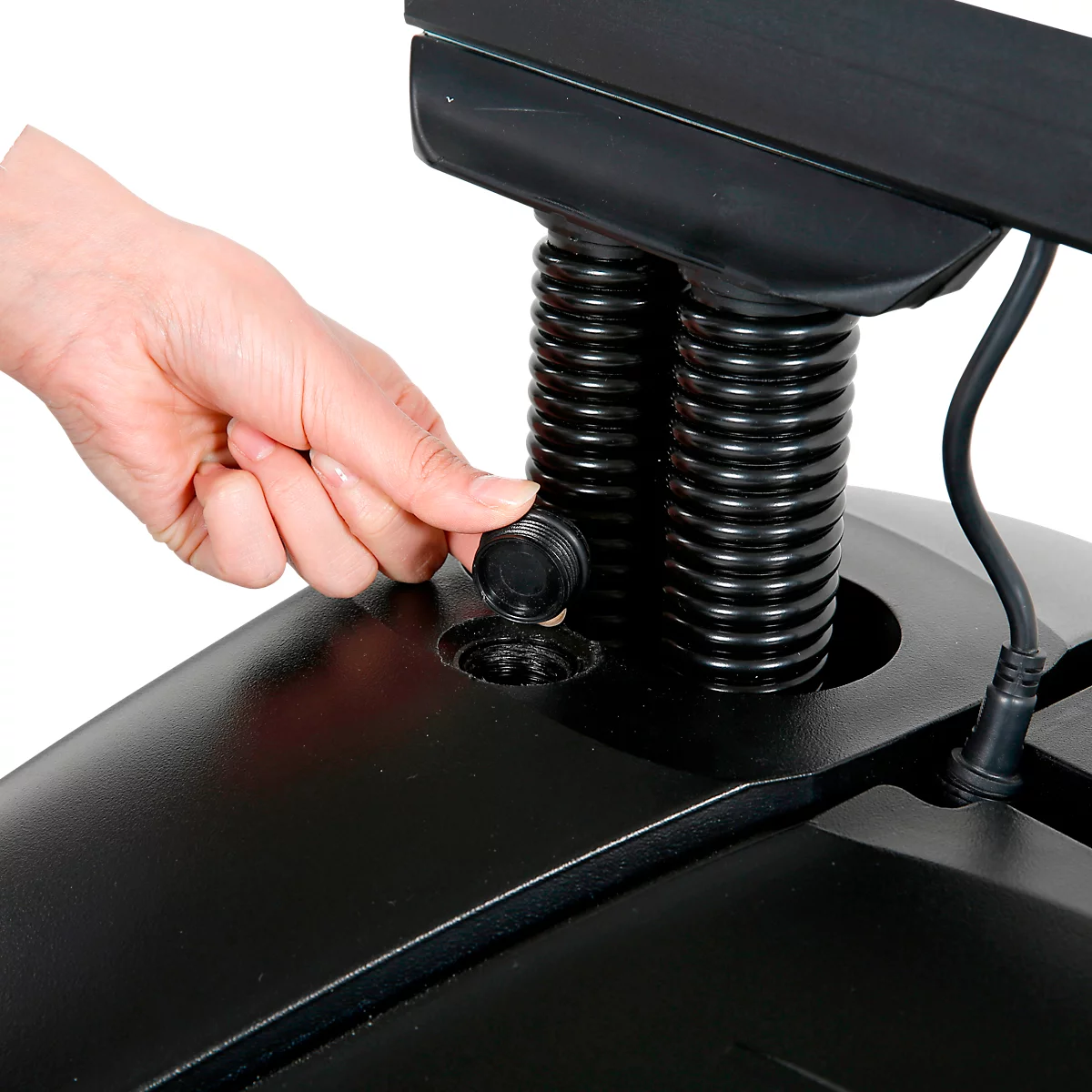 Update Display WindPro LED Kundenstopper Economy, DIN A1, wasserfest, regulierbare Helligkeit, schwarz