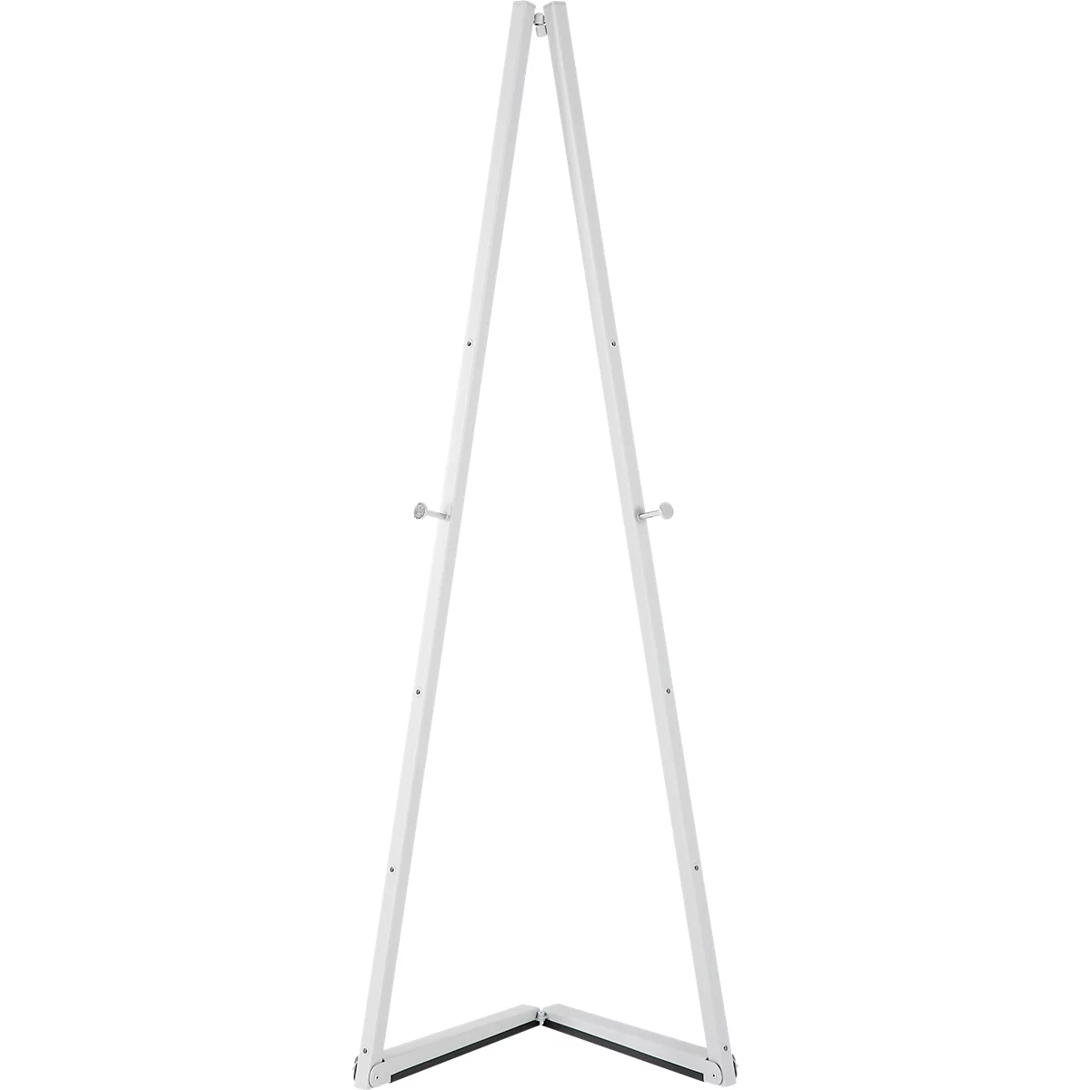 Update Displays Staffelei, höhenverstellbar, Aluminium, faltbare Füsse, B 536 x T 309 x H 1500 mm, grau