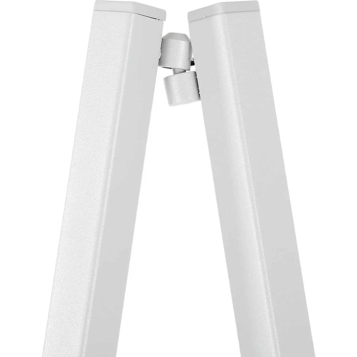 Update Displays Staffelei, höhenverstellbar, Aluminium, faltbare Füsse, B 536 x T 309 x H 1500 mm, grau