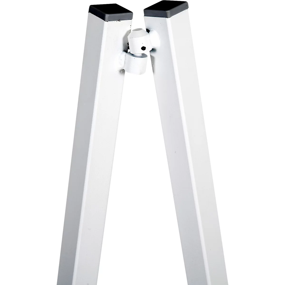 Update Displays Staffelei, höhenverstellbar, Aluminium, faltbare Füsse, B 536 x T 309 x H 1500 mm, weiss