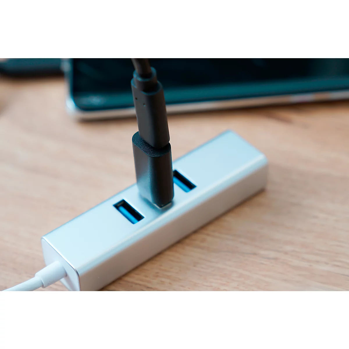 USB 3.0 Adapter Good Connections, USB-A an USB-C Buchse, bis 5 Gbit/s, PVC, schwarz