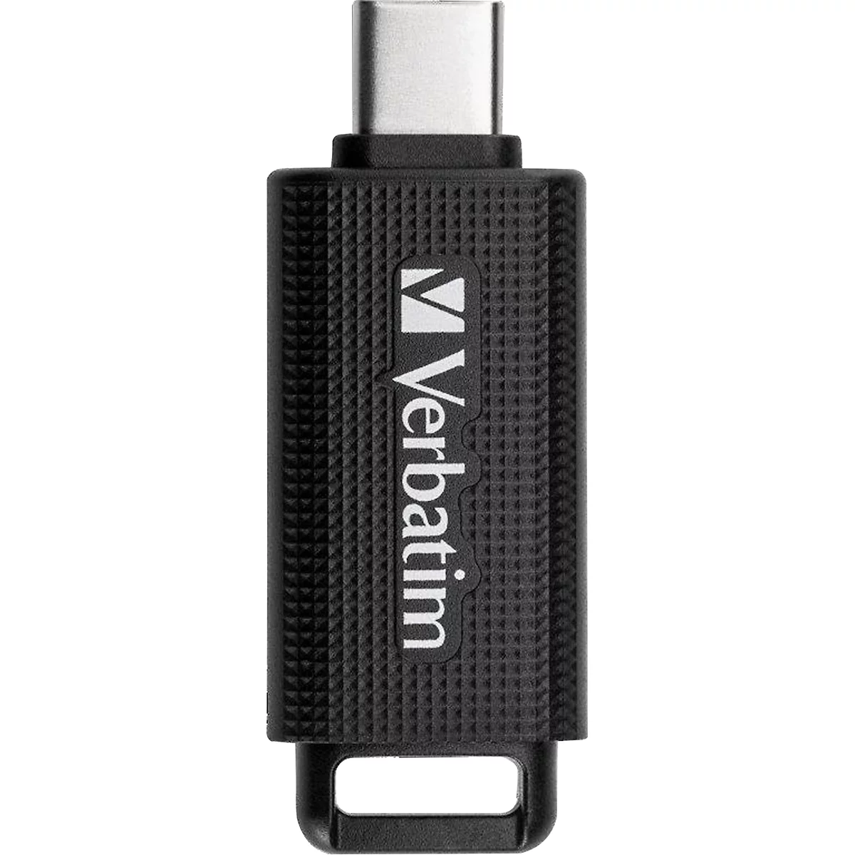 USB-C-Stick Verbatim Store 'n' Go, 32 GB, Retractable Typ-C, 100MB/s Lesegeschwindigkeit & 20 MB/s Schreibgeschwindigkeit, schwarz