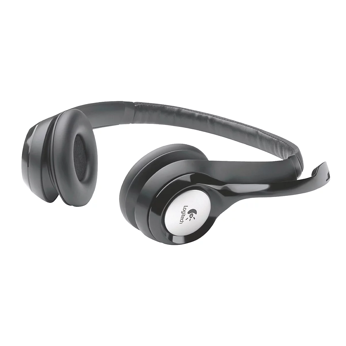 USB-hoofdtelefoon Logitech H390, binaural, bedraad, microfoon met ruisonderdrukking, zwart