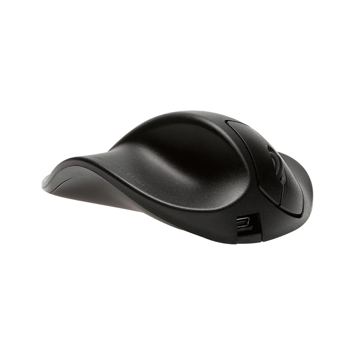 USB Maus BakkerElkhuizen HandShoeMouse Wireless, 1500 dpi, 2 Tasten + Scrollrad, USB 2.0, für Linkshänder, Größe L