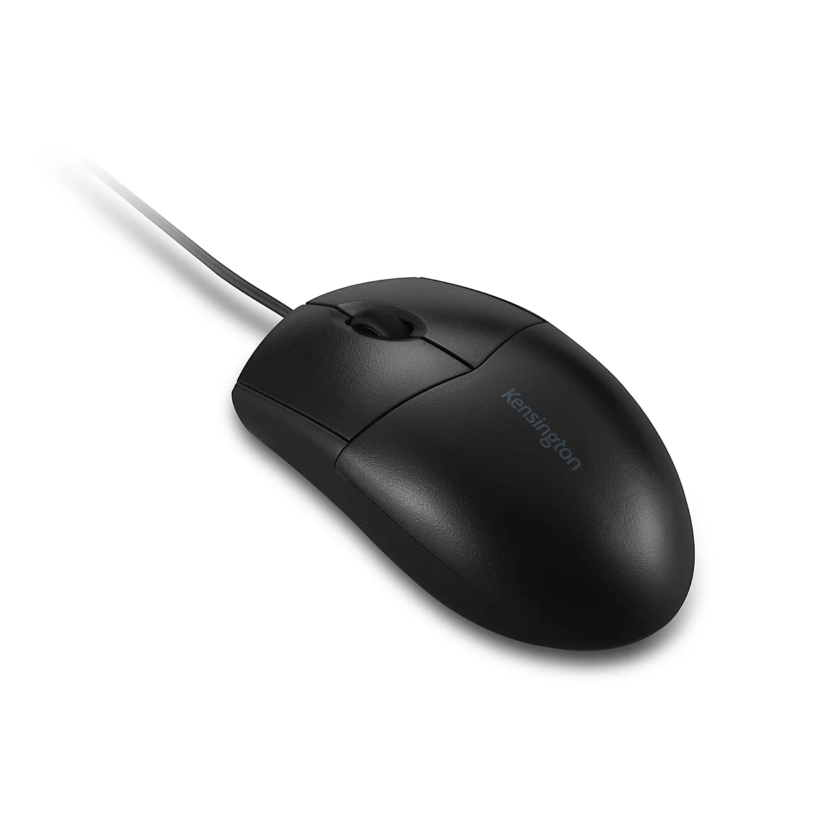 USB-Maus Kensington Pro Fit® K70315WW, kabelgebunden, für Links- & Rechtshänder, 2 Tasten & Scrollrad, 1600 dpi, wasserdicht, abwaschbar, schwarz