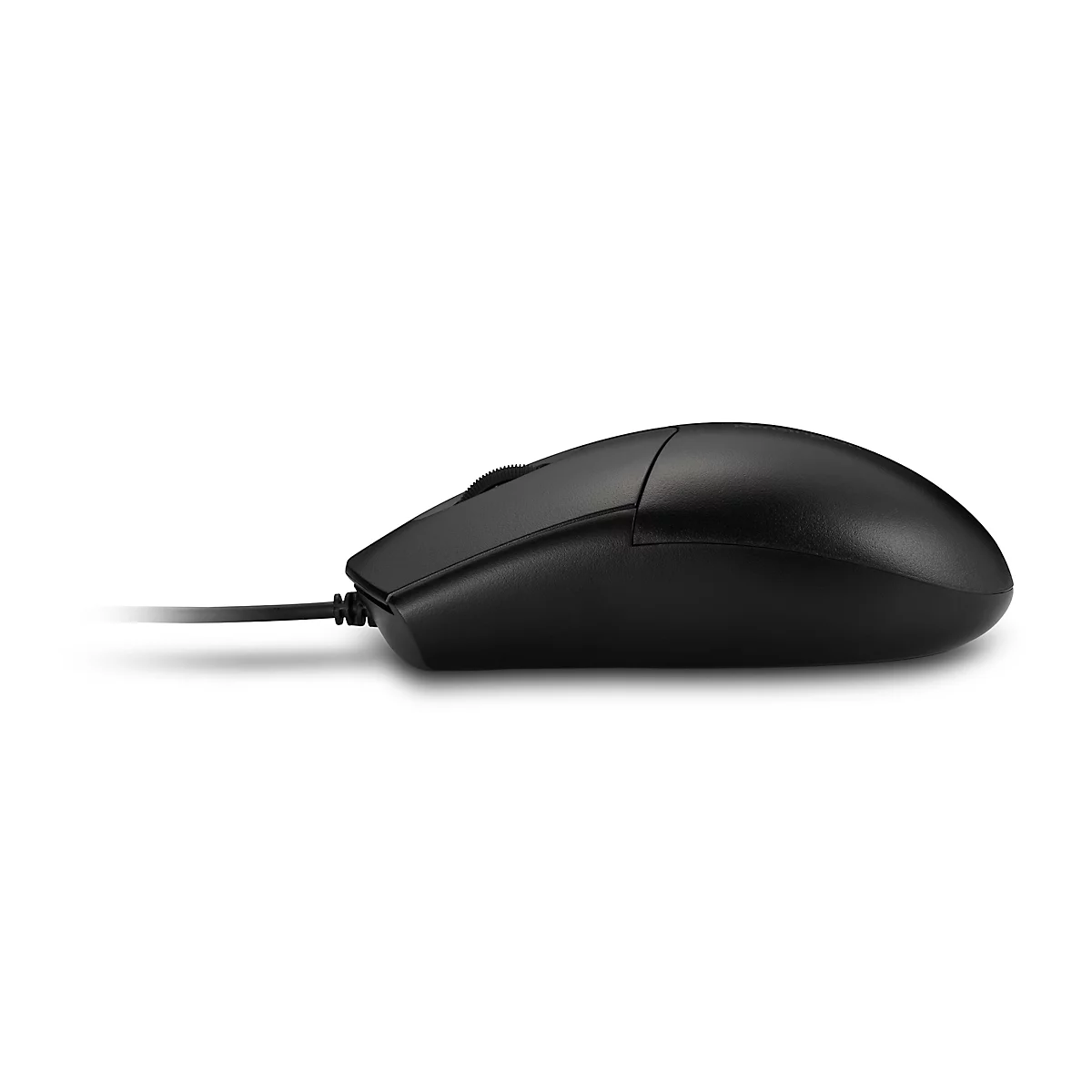 USB-Maus Kensington Pro Fit® K70315WW, kabelgebunden, für Links- & Rechtshänder, 2 Tasten & Scrollrad, 1600 dpi, wasserdicht, abwaschbar, schwarz