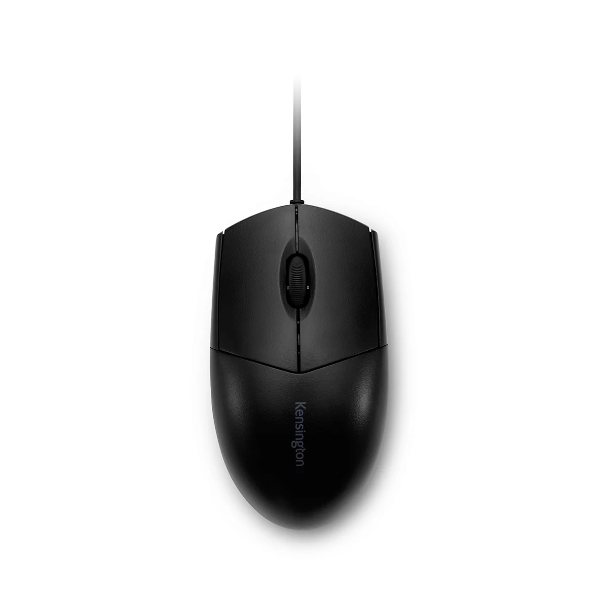 USB-muis Kensington Pro Fit® K70315WW, bekabeld, voor links- en rechtshandigen, 2 knoppen en scrollwiel, 1600 dpi, waterdicht, afwasbaar, zwart