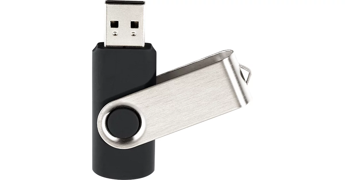 USB-Stick 2.0 Modell C5, 16 GB, schwarz