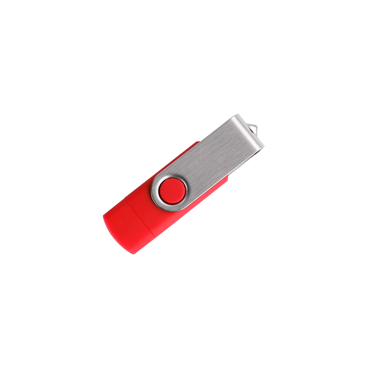 USB-stick C5, met 1 x USB 3.0 &amp; 1 x USB type-C, tot 4,8 GB/s, duplexibel, opslagcapaciteit 16 GB, rood
