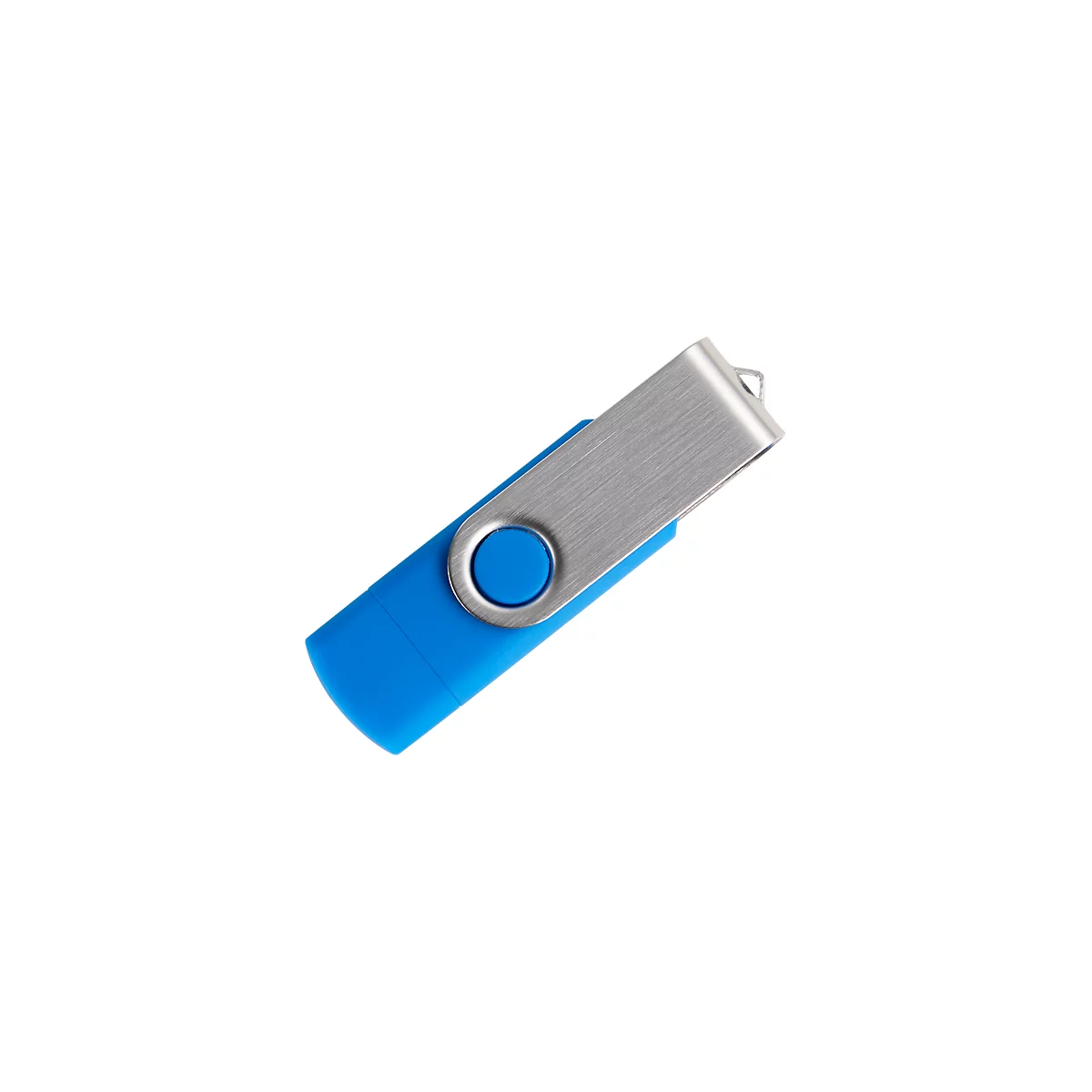 USB-Stick C5, mit 1 x USB 3.0 & 1 x USB Typ-C, bis zu 4,8 GB/s, duplexfähig, Speicherkapazität 32 GB, blau