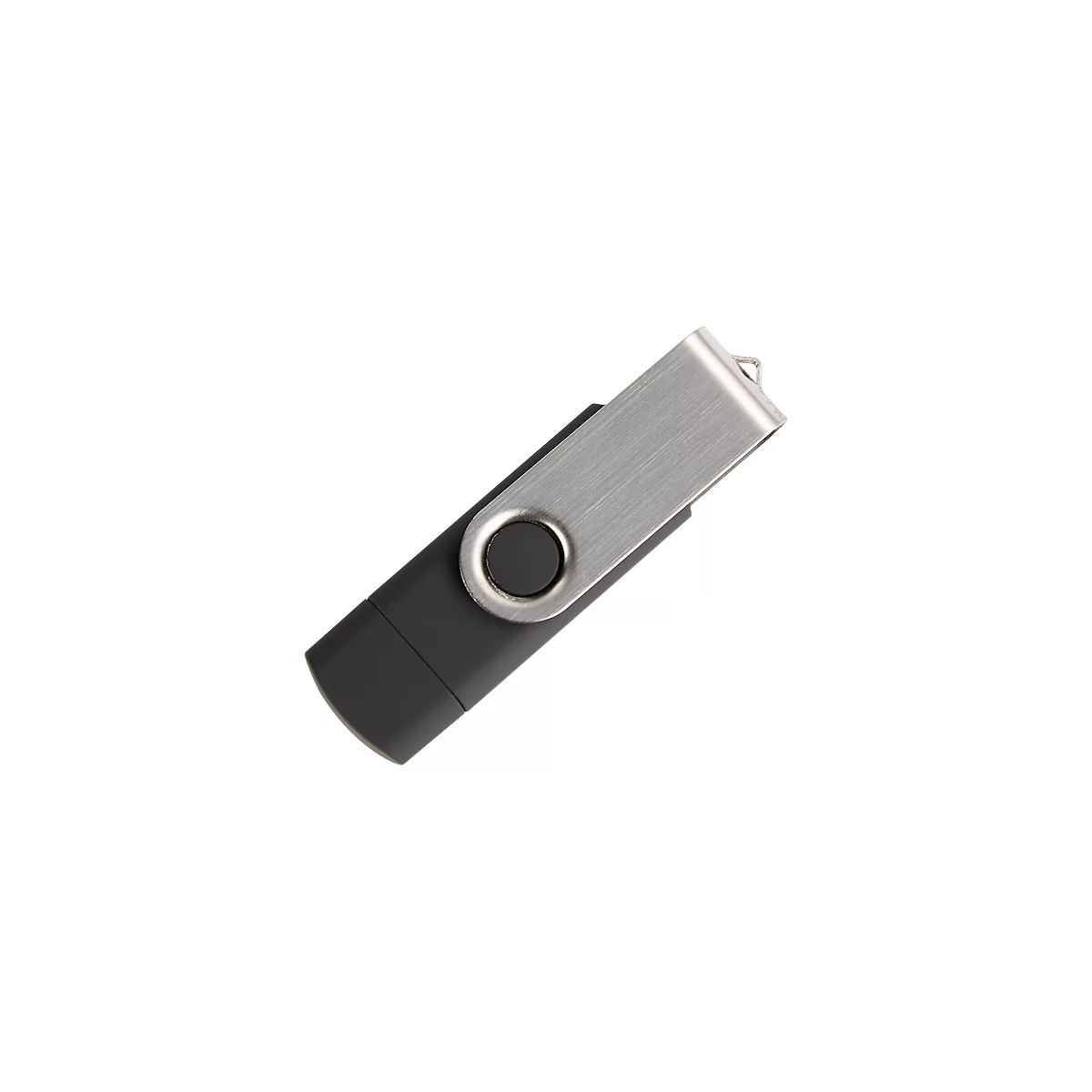 USB-Stick C5, mit 1 x USB 3.0 & 1 x USB Typ-C, bis zu 4,8 GB/s, duplexfähig, Speicherkapazität 32 GB, schwarz
