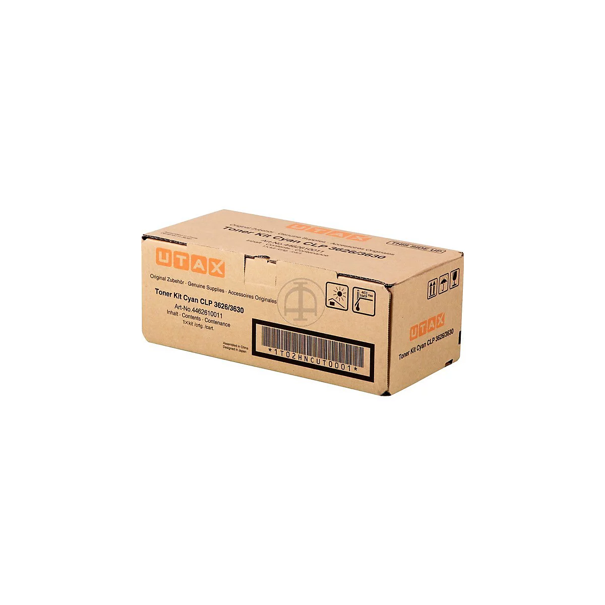 UTAX - Cyan - original - Tonerpatrone - für CLP 3626