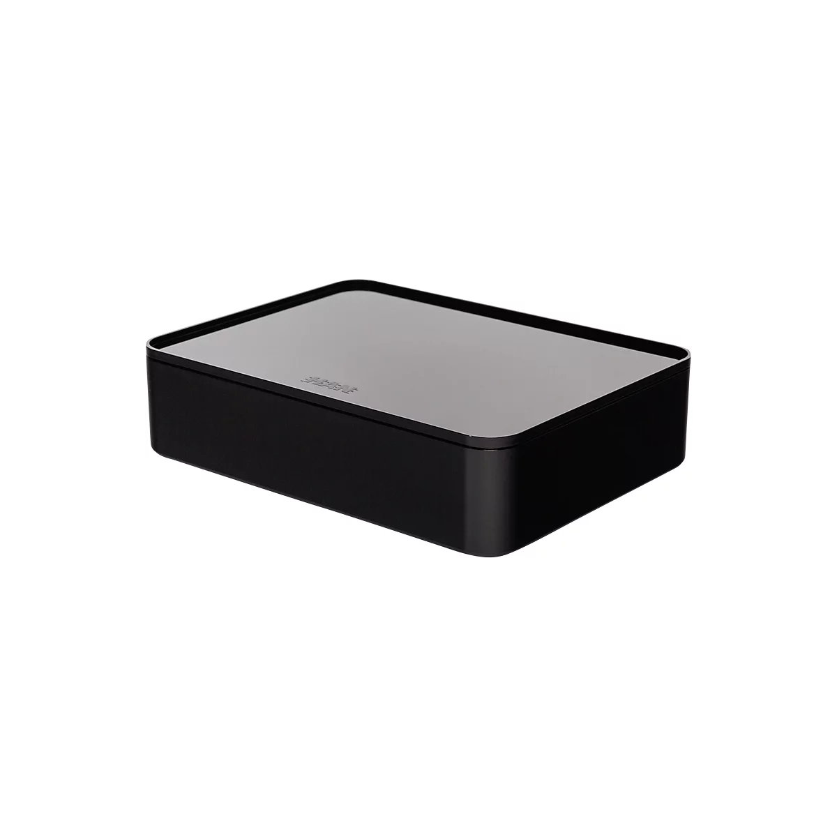 Black, rectangular box with glossy top. The word "BOSE" is slightly visible on top.
