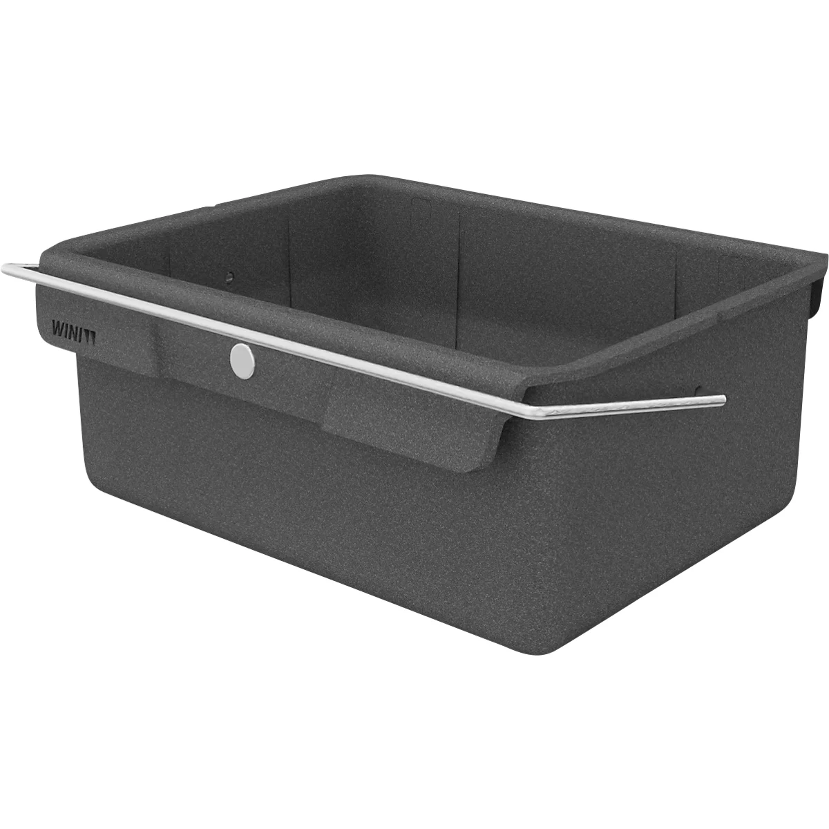Utensilienbox WINEA TOOLZ MyKit, Inneneinteilung, WINI-Schloss, mit Griff, B 350 x T 247 x H 145 mm, grau