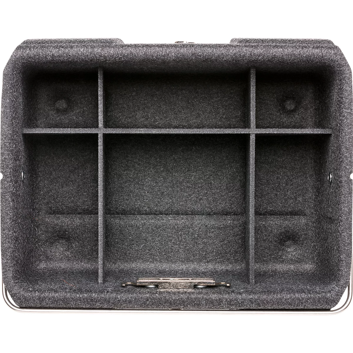 Utensilienbox WINEA TOOLZ MyKit, Inneneinteilung, WINI-Schloss, mit Griff, B 350 x T 247 x H 145 mm, grau
