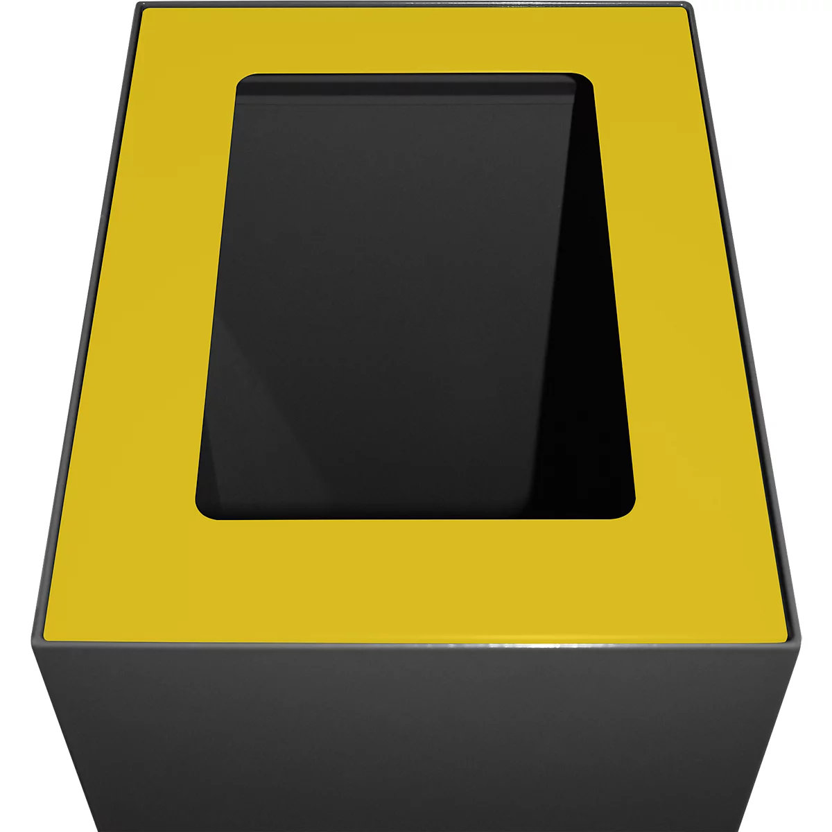 V-Part Couvercle pour système modulaire de tri des déchets 60 L, acier peint époxy, L 255 x P 330 x H 20 mm, jaune