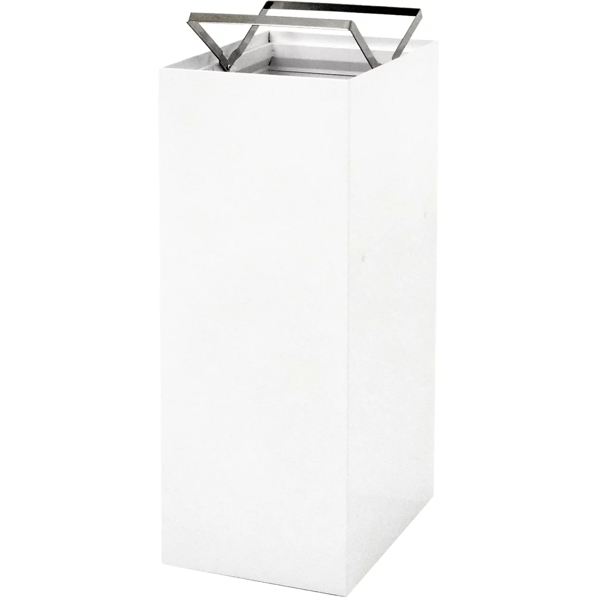 V-Part Modulares Abfalltrennsystem, 60 Liter, pulverbeschichteter Stahl, B 263 x T 335 x H 700 mm, weiß