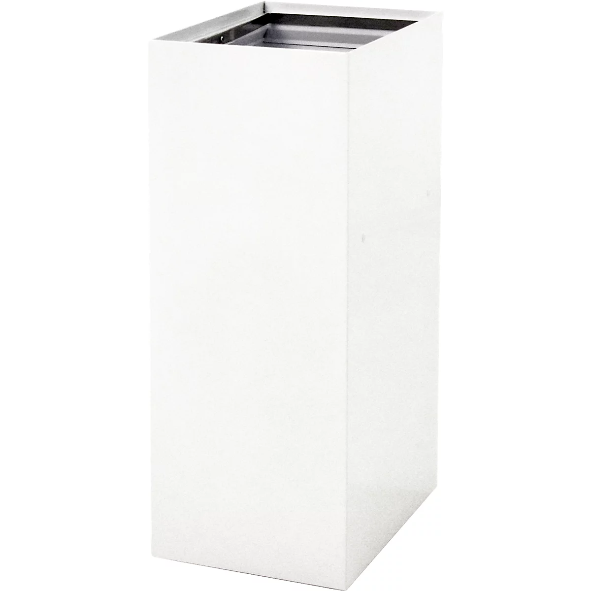 V-Part Système modulaire de tri des déchets, 60 litres, acier peint époxy, L 263 x P 335 x H 700 mm, blanc