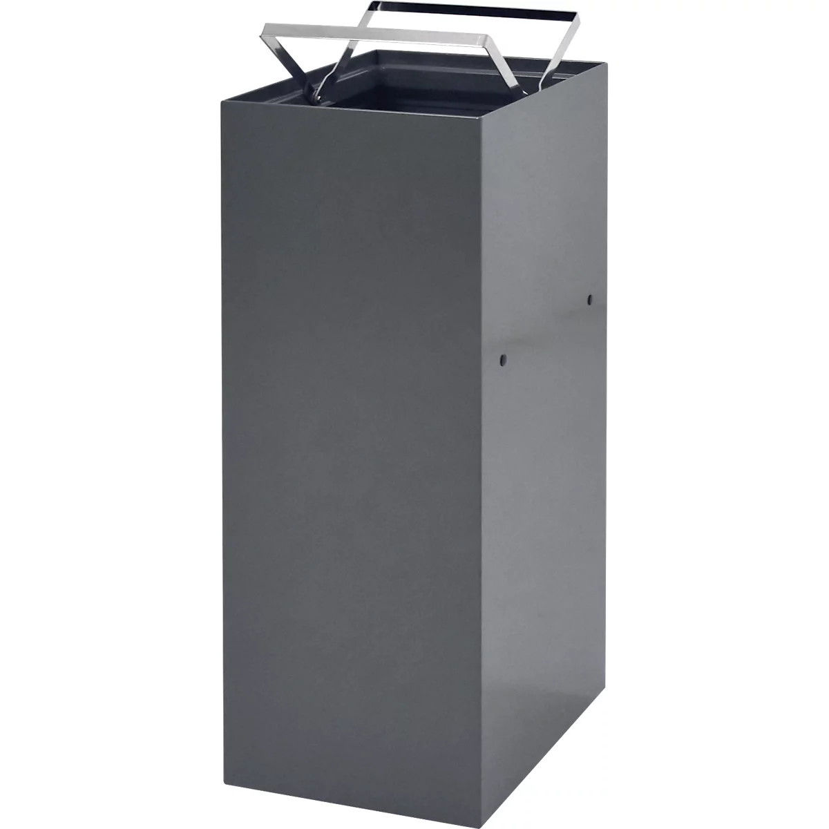 V-Part Système modulaire de tri des déchets, 60 litres, acier peint époxy, L 263 x P 335 x H 700 mm, gris foncé
