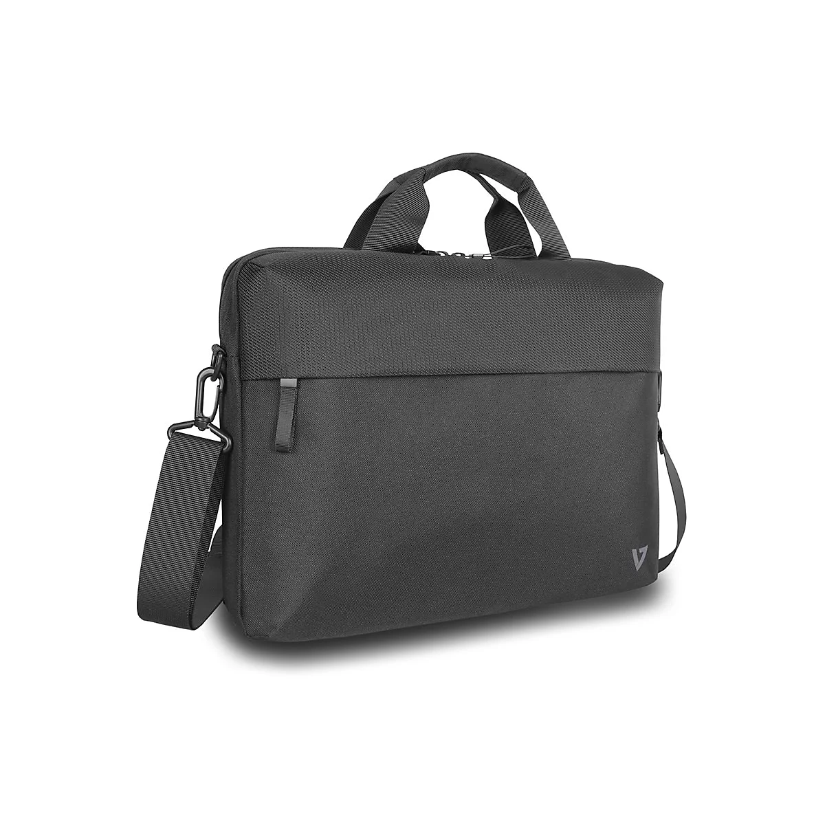 V7 CTP14-ECO2 - Notebook-Tasche - Aktentasche, umweltfreundlich, RPET, Topload - 35.6 cm (14') - Schwarz