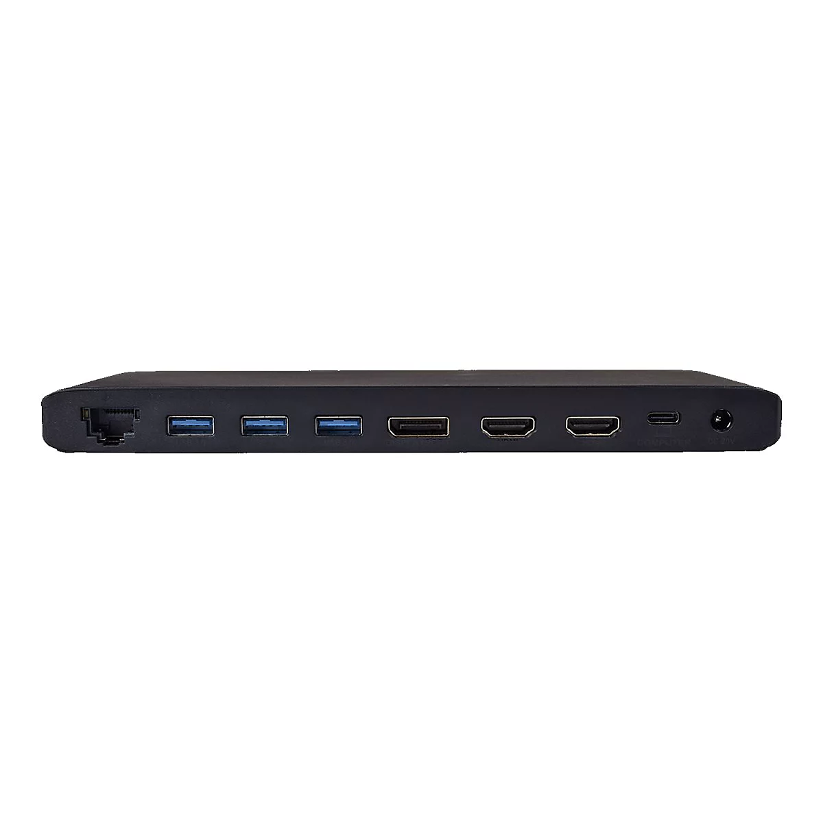 V7 DOCKUCPT3D - Dockingstation - USB-C - 2 x HDMI, DP - 1GbE - 130 Watt