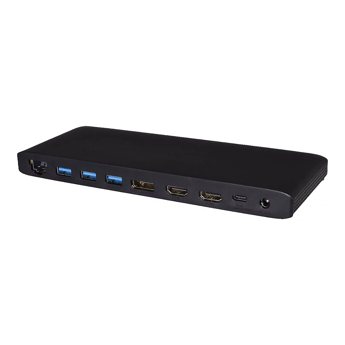 V7 DOCKUCPT3D - Dockingstation - USB-C - 2 x HDMI, DP - 1GbE - 130 Watt