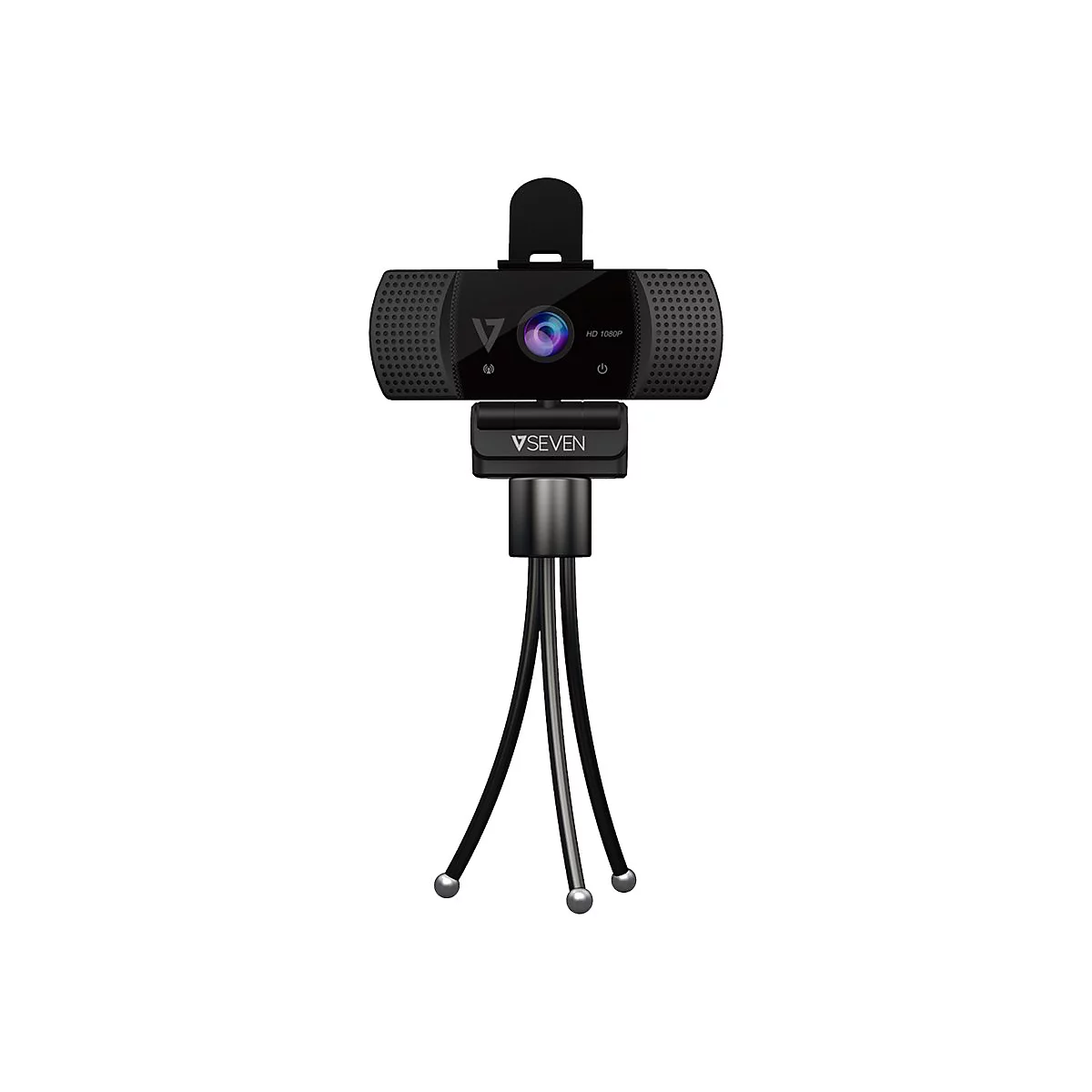 V7 WCF1080P - Webcam - Farbe - 2 MP - 720p, 1080p - feste Brennweite
