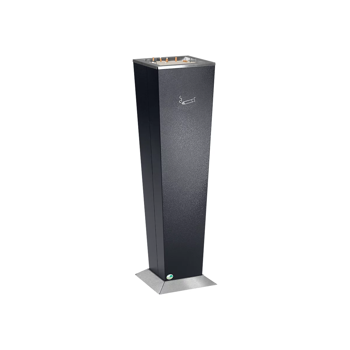 VAR asbak H110, antiek zilver