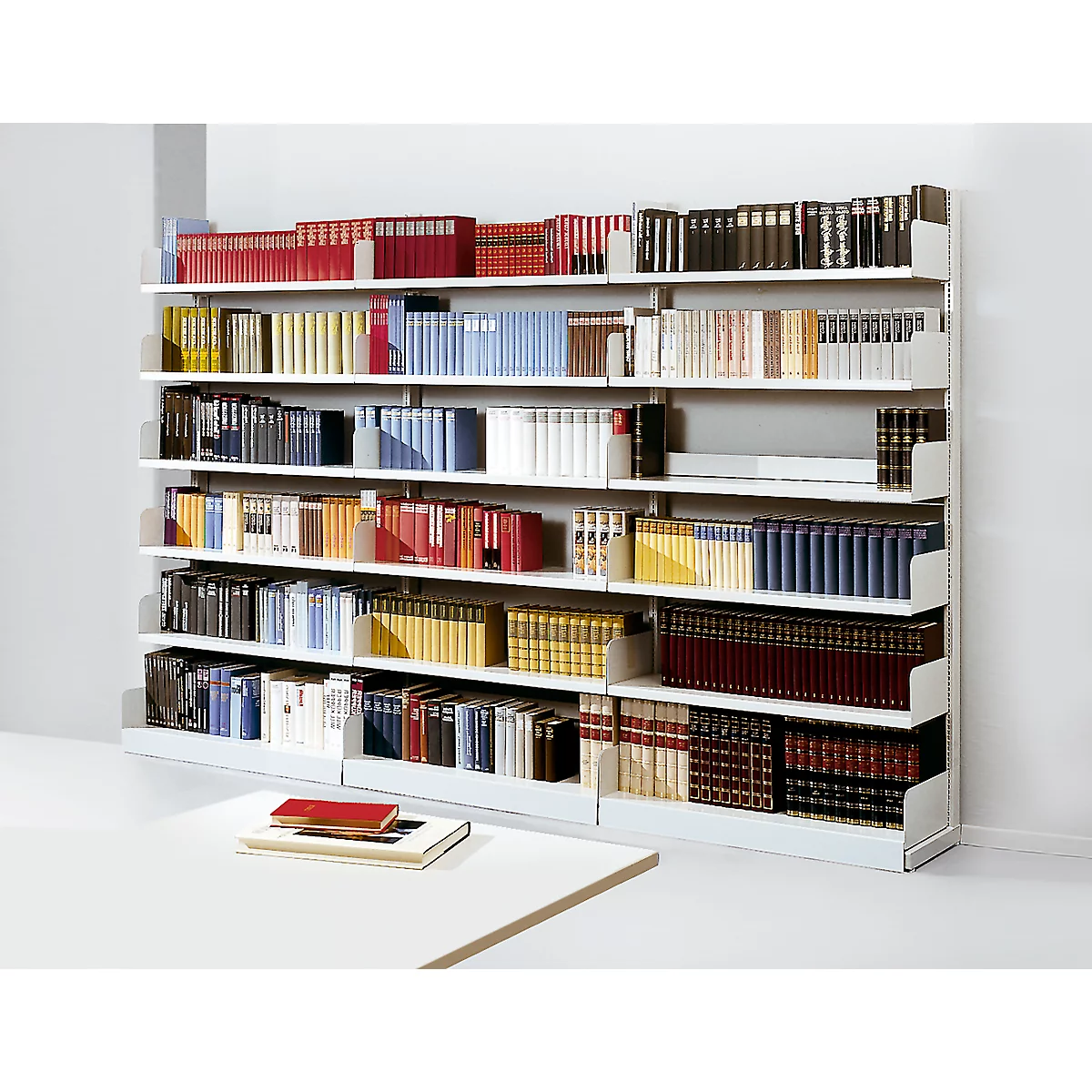 Variabo Freiarmregal, Grundfeld, doppelseitig, 250 mm Fachtiefe, 750 x 2500 mm