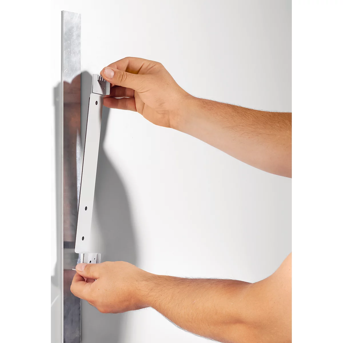 VARIO® WALL 5 wandhouder-set incl. displaysystemen, blauw