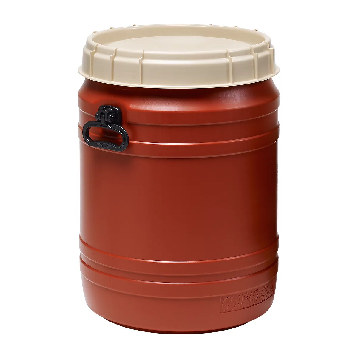 Vat met zeer wijde hals - Ø 410 x H 573 mm - 64 liter - bruin/beige