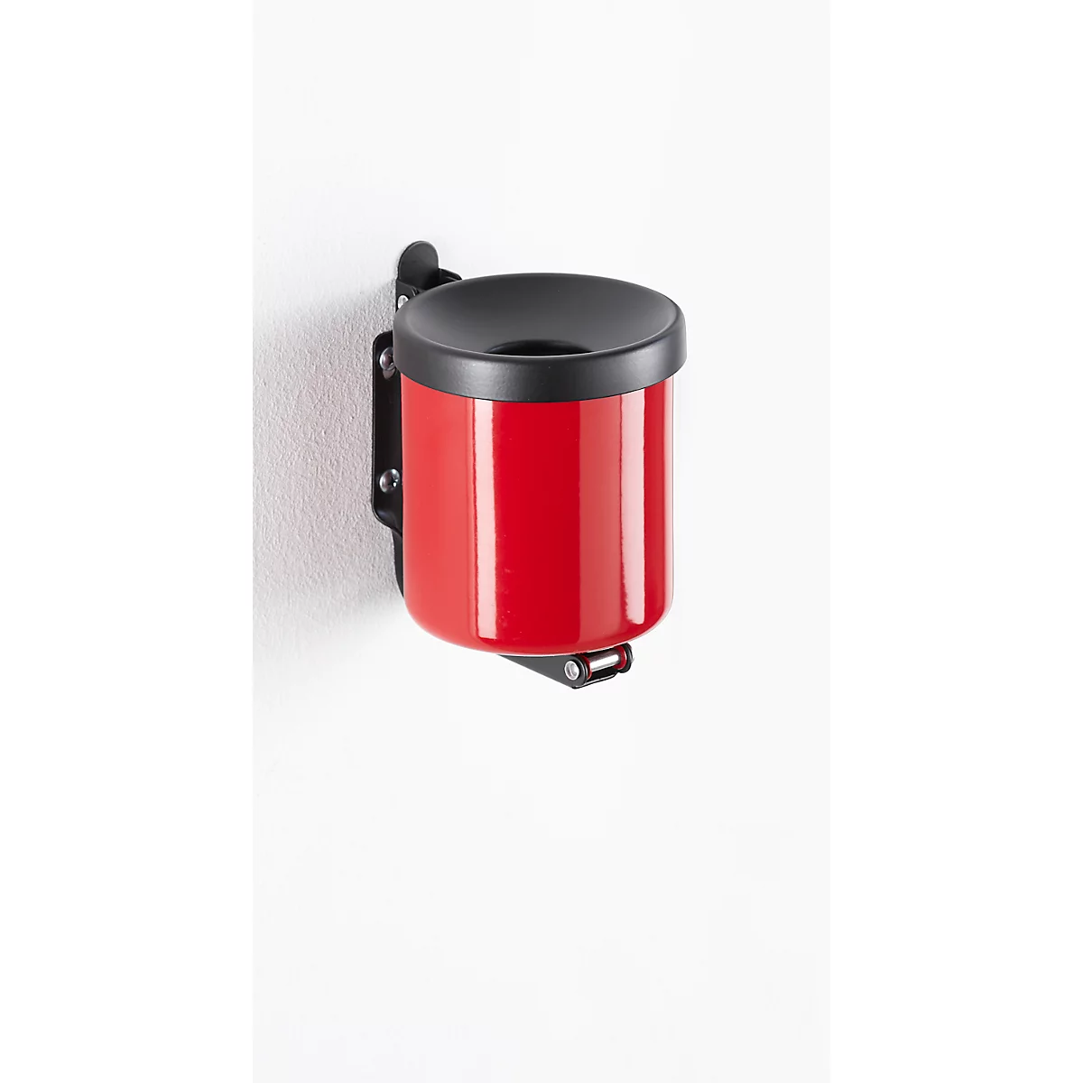 Veiligheidsasbak, H 100 x ø 90 mm, rood