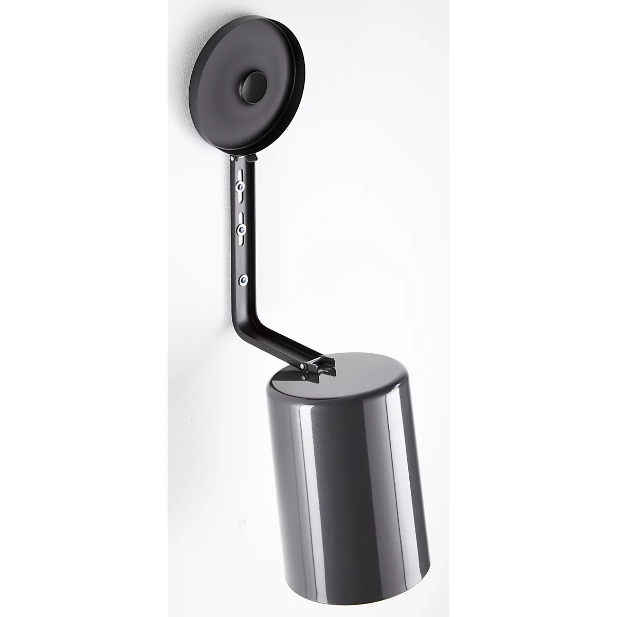 Veiligheidsasbak, H 250 x ø 180 mm, grafiet