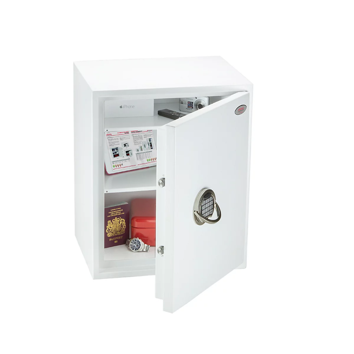 Veiligheidskluis Fortress, serie SS1183, H 550 x B 450 x D 350 mm, elektr. slot