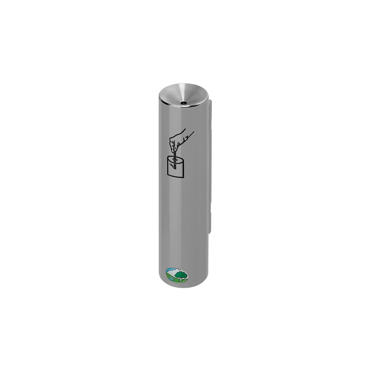 Veiligheidswandasbak H30, zilver