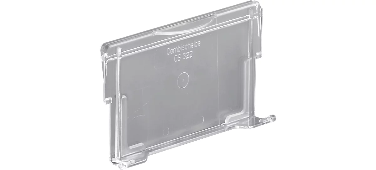 Ventana combinada para el contenedor de almacenamiento LF 322, extraíble, transparente, paquete de 10