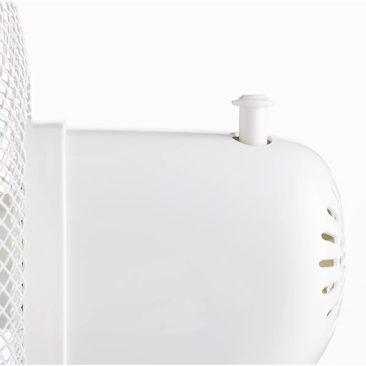 Ventilateur sur pied, 3 vitesses, L 680 x P 680 x H 1090-1250 mm, blanc