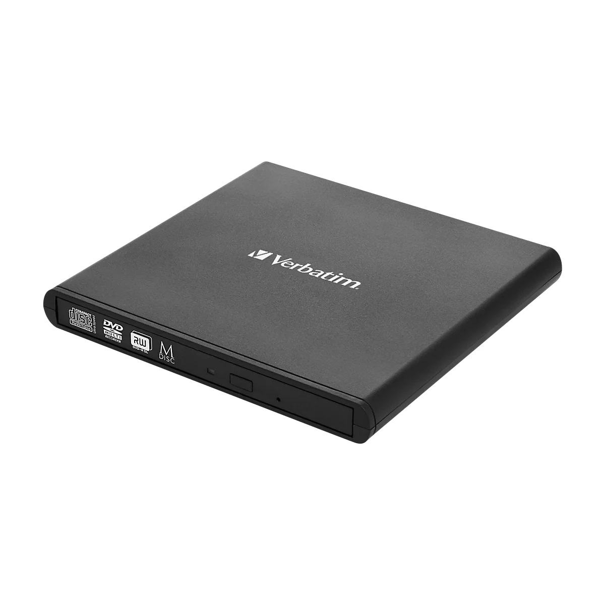 Verbatim cd-/dvd-brander Slimline, extern, USB 2.0, stroomvoorziening via USB