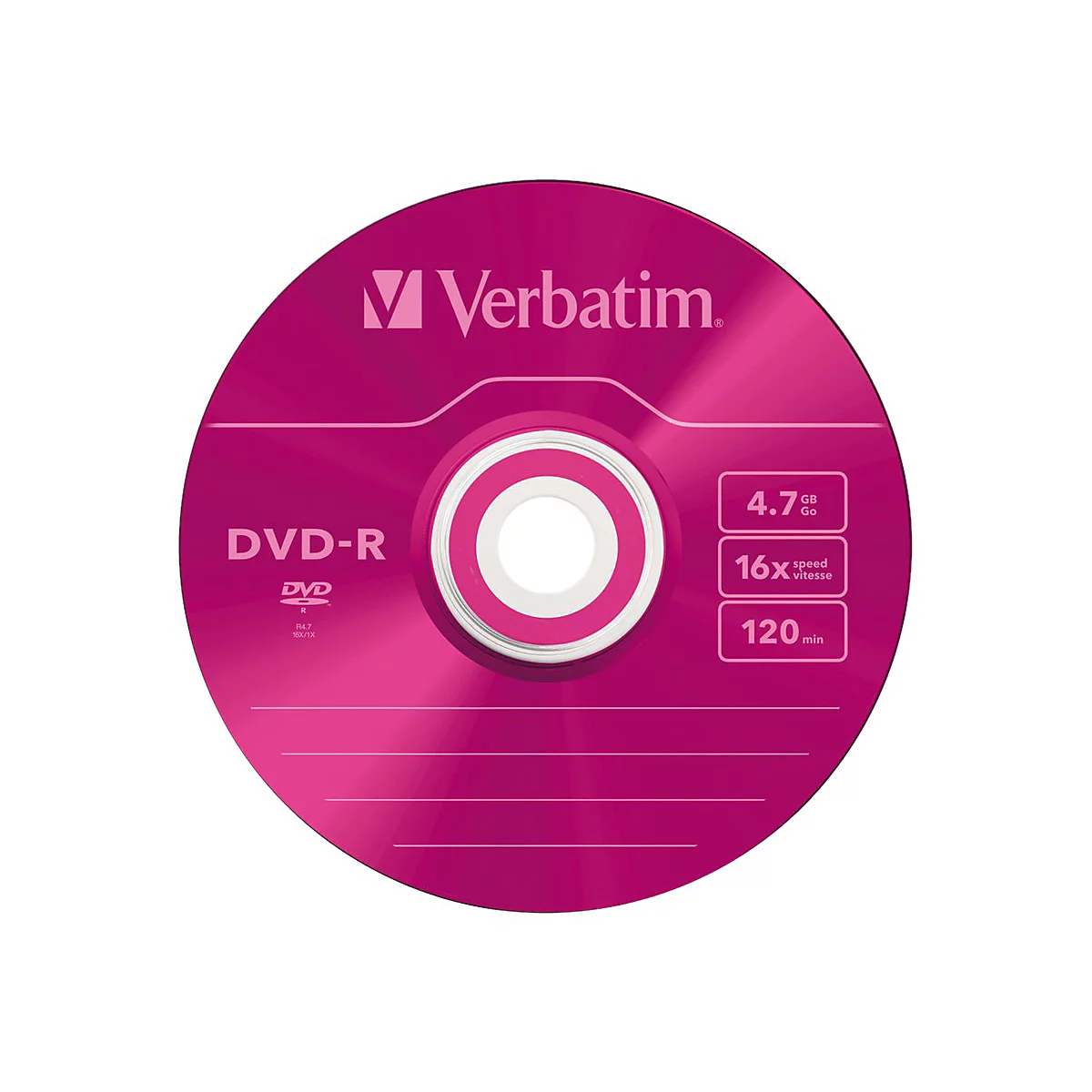 Verbatim Colours - 5 x DVD-R - 4.7 GB 16x