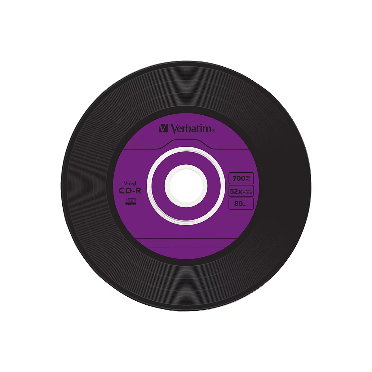 Verbatim Data Vinyl - CD-R x 10 - 700 MB - Speichermedium