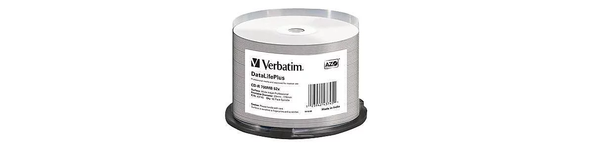 Verbatim DataLifePlus - CD-R x 50 - 700 MB - Speichermedium