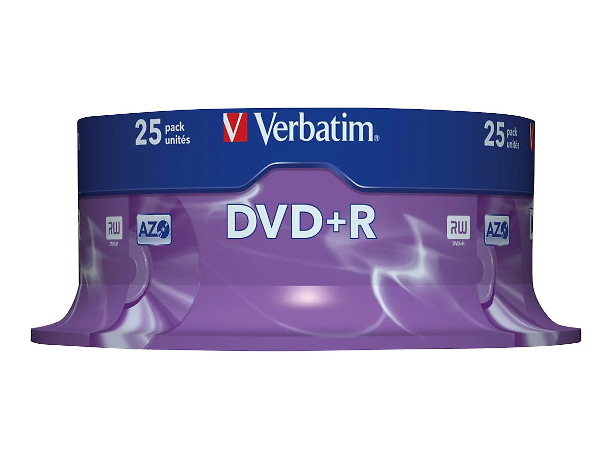Verbatim DataLifePlus - DVD+R x 25 - 4.7 GB - Speichermedium