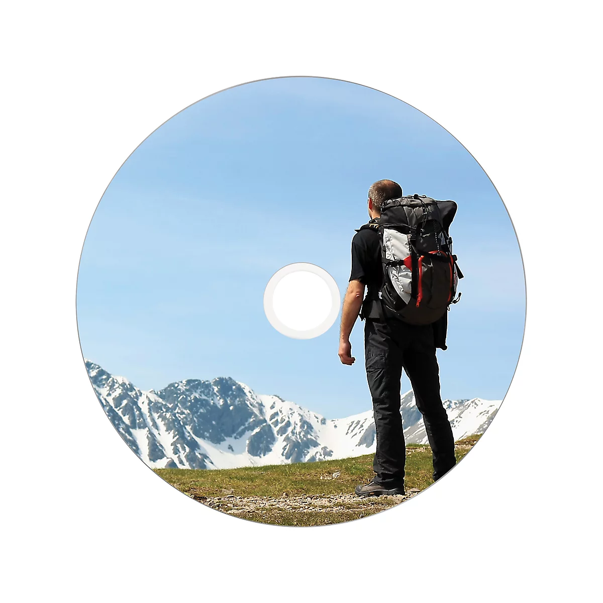 Verbatim DVD+R AZO Wide inkjet printable, capaciteit 4,7 GB, spindel met 50 stuks