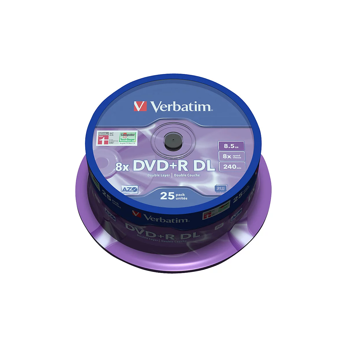 Verbatim - DVD+R DL x 25 - 8.5 GB - Speichermedium