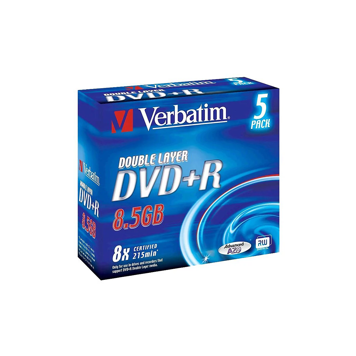 Verbatim - DVD+R DL x 5 - 8.5 GB - Speichermedium