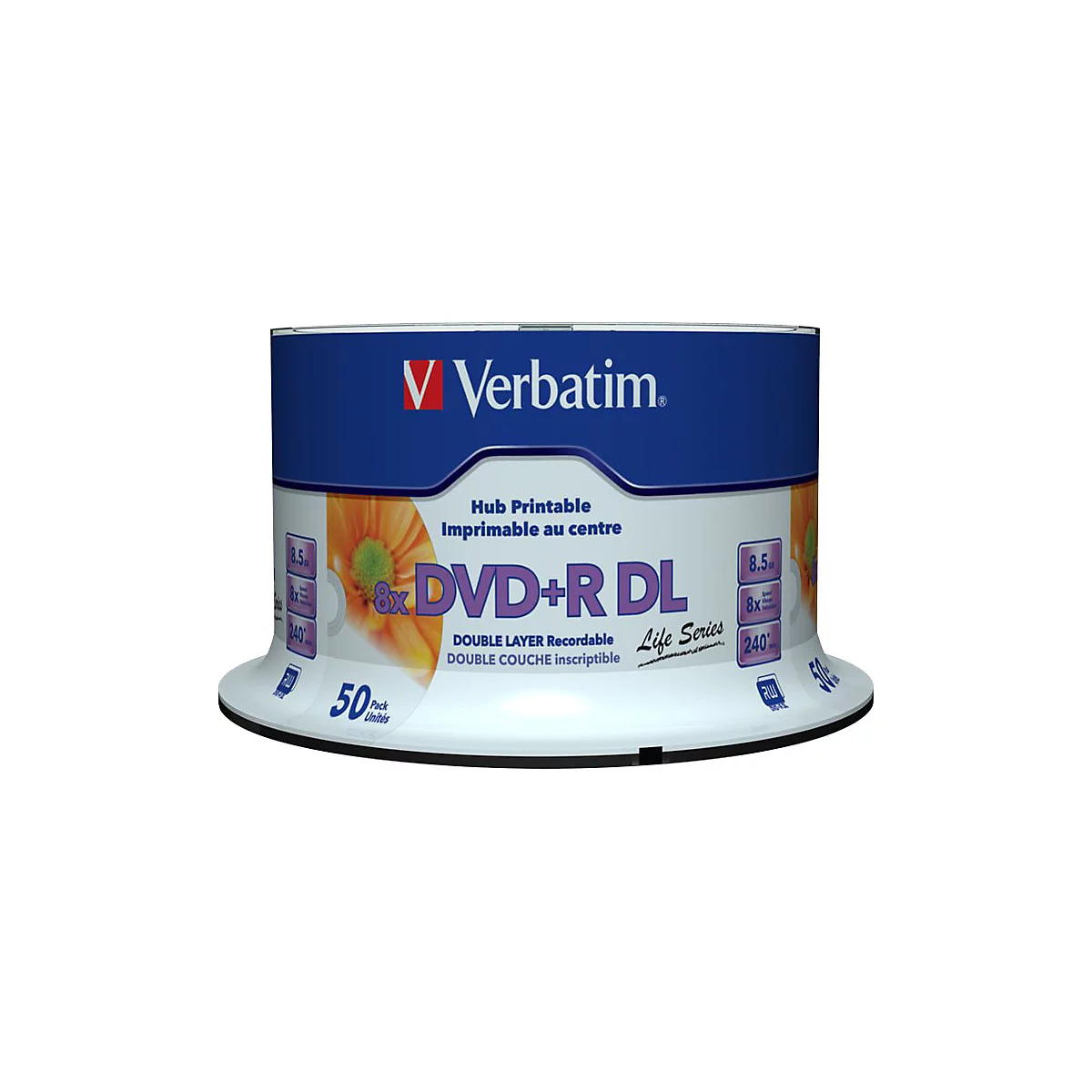 Verbatim - DVD+R DL x 50 - 8.5 GB - Speichermedium