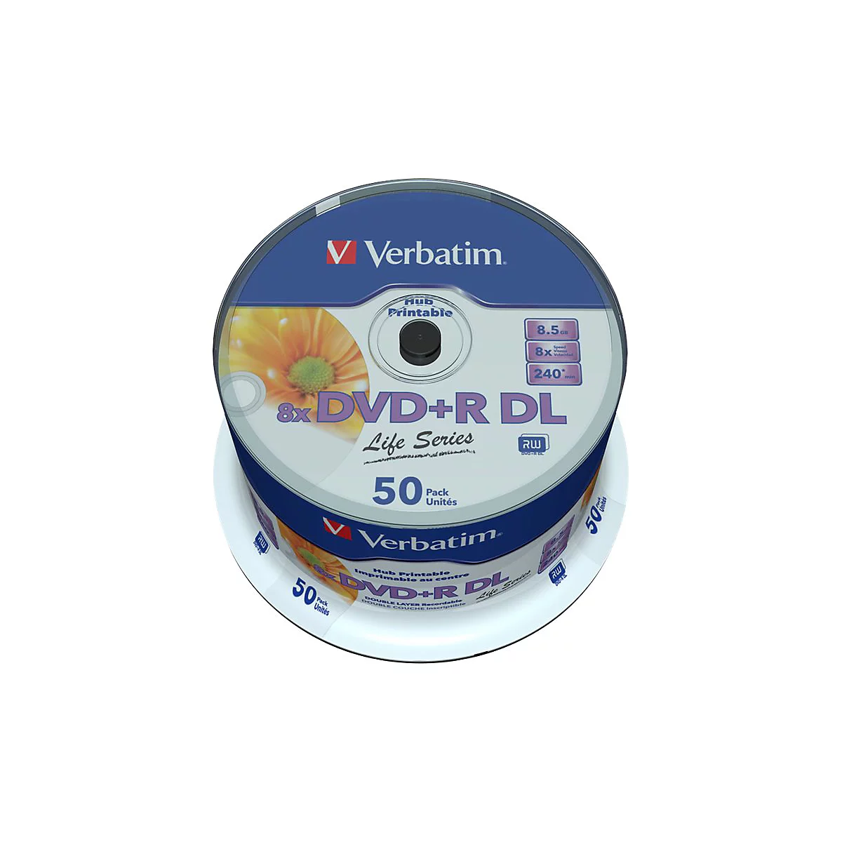 Verbatim - DVD+R DL x 50 - 8.5 GB - Speichermedium