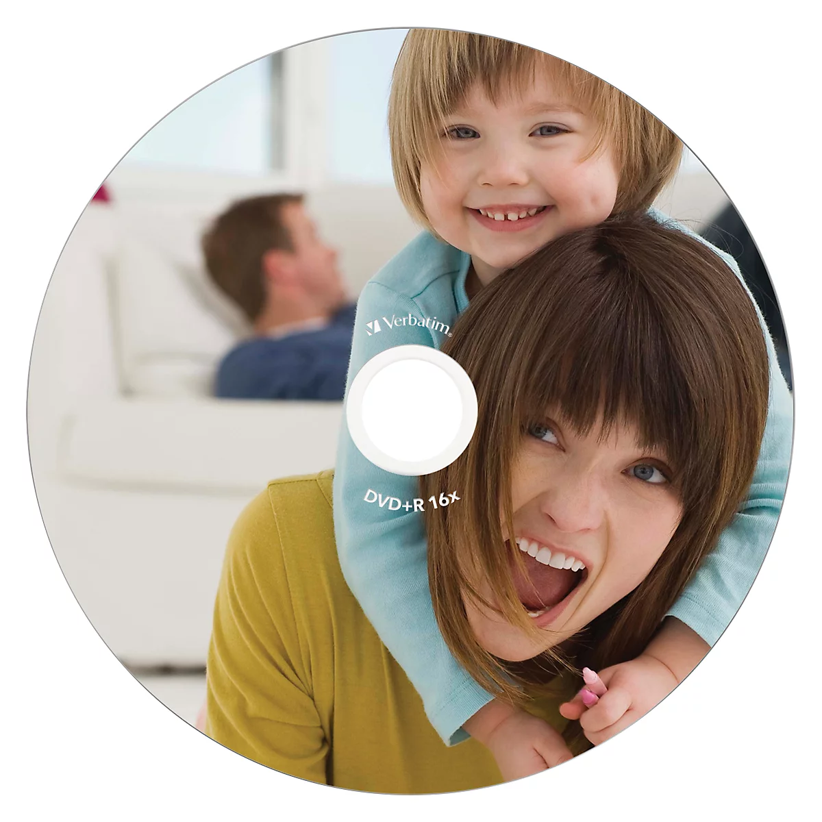 Verbatim® DVD+R printable (inkt), tot 16-voudig, 4,7 GB/120 min, 10 JewelCases