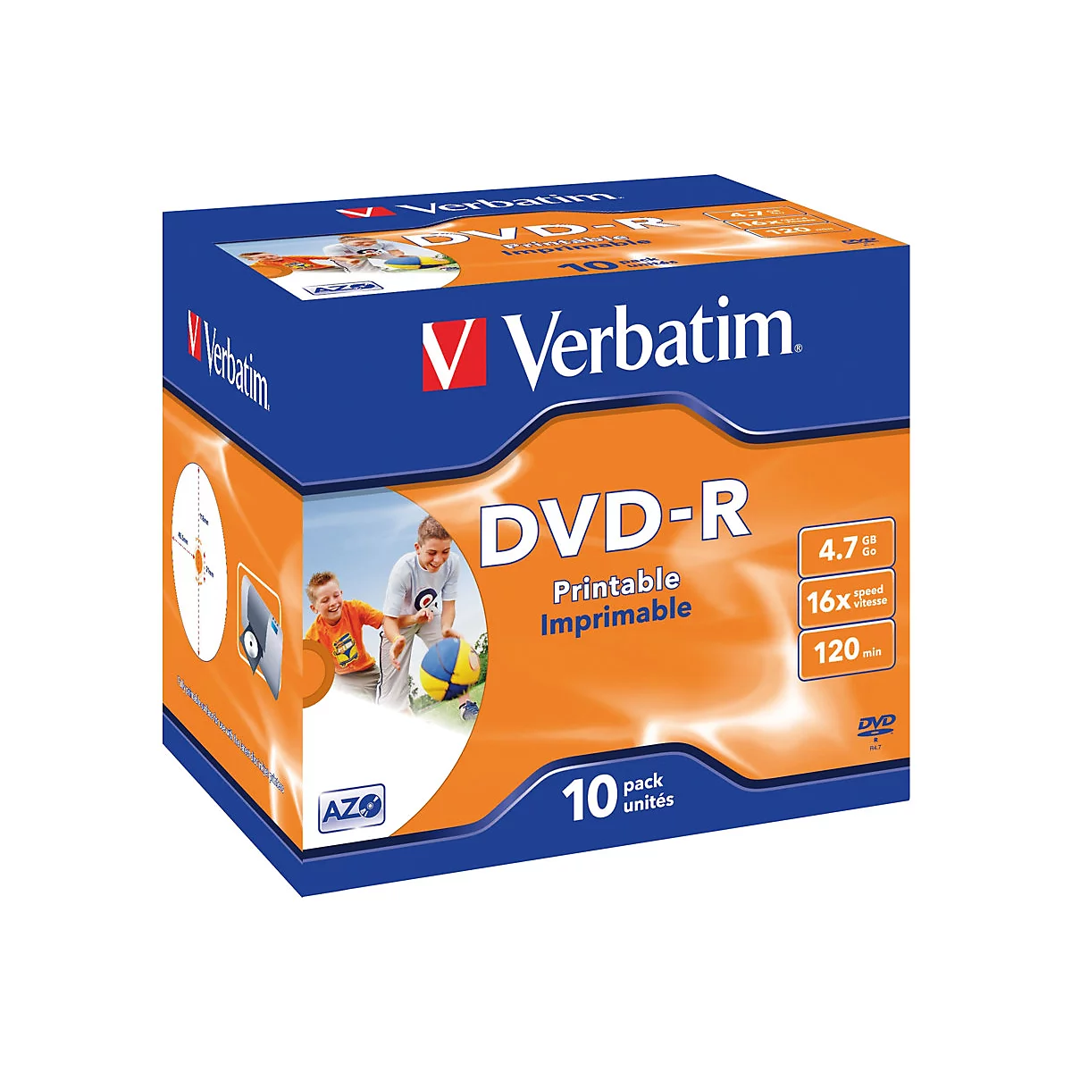 Verbatim - DVD-R x 10 - 4.7 GB - Speichermedium